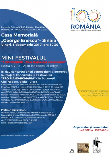 MINI-FESTIVALUL "1 Decembrie - Ziua Naţională a României"